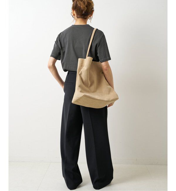 Spick and Span「≪追加≫ダブルクロスツータックパンツ」|スラックス|