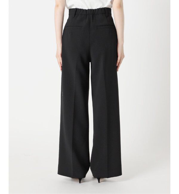 Spick and Span「≪追加≫ダブルクロスツータックパンツ」|スラックス|