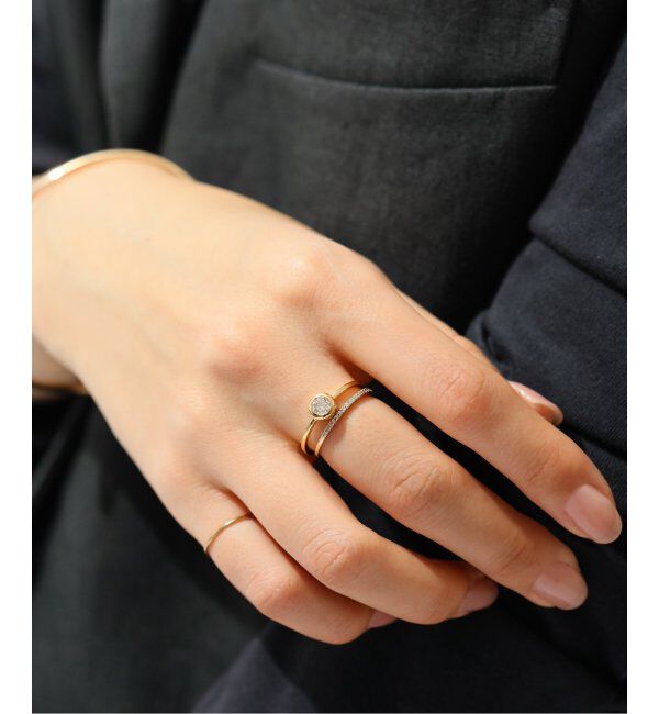 Lilas by Spick&Span「※シンプルピンキーリング K10」|リング|