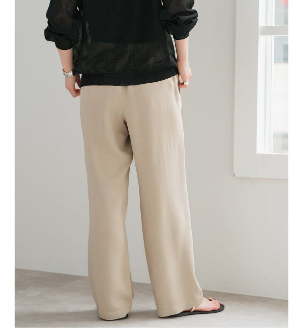 Spick and Span「ワッシャーサテンイージーパンツ」|その他|
