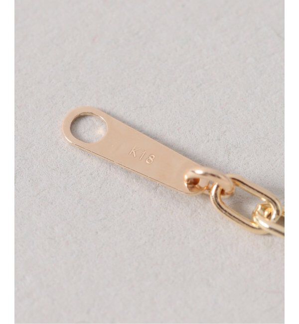 Lilas by Spick&Span「ロングクリップチェーンネックレス K18」|ネックレス|
