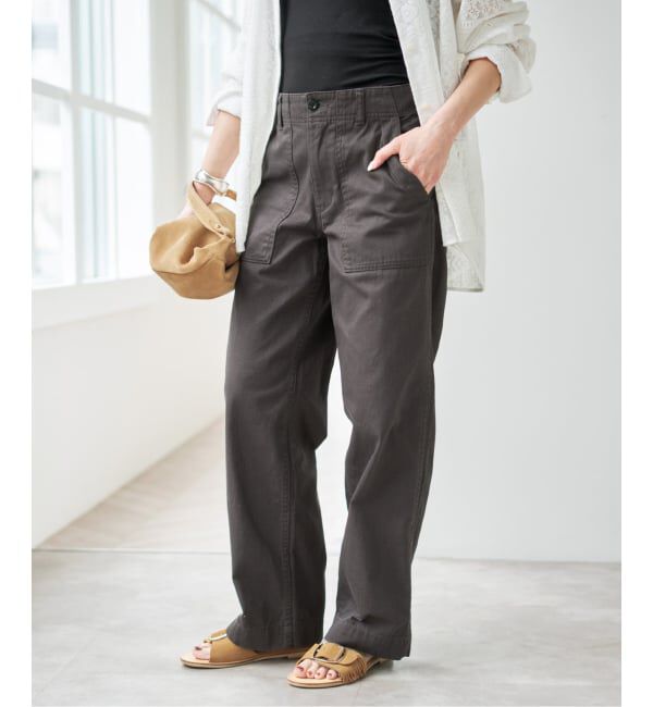 Spick and Span「《WEB限定 / 追加3》ルーズベイカーパンツ」|カーゴ|