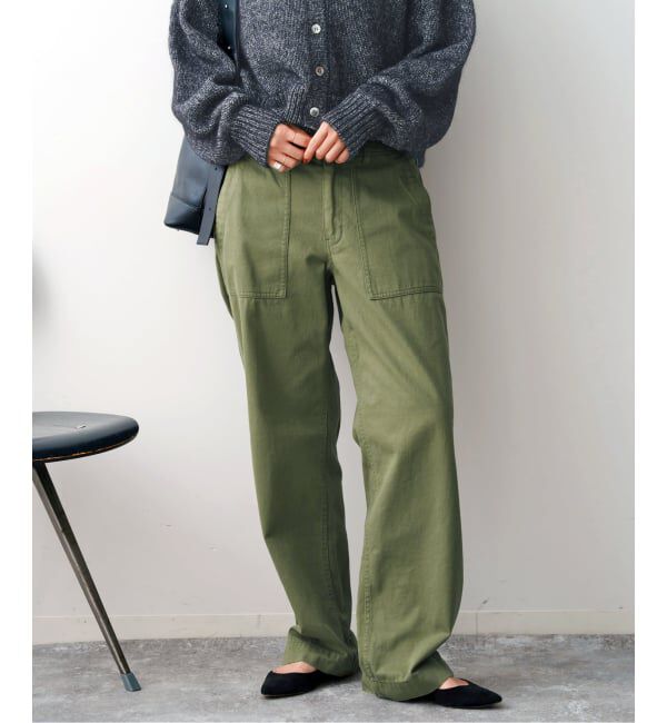 Spick and Span「《WEB限定 / 追加3》ルーズベイカーパンツ」|カーゴ|