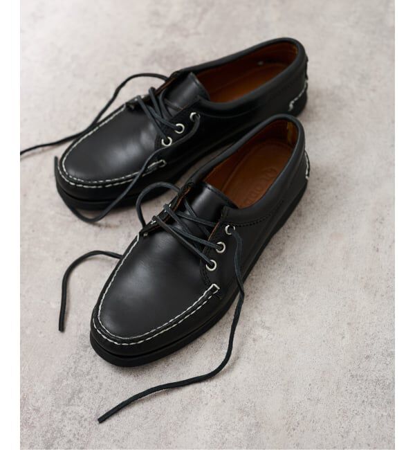 FRAMeWORK「QUODDY BLUCHER デッキシューズ」|その他|ブラック