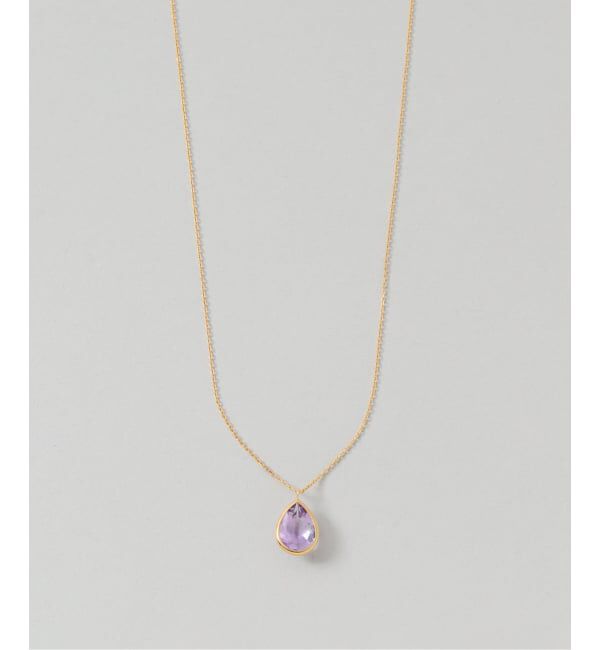 Spick and Span「《WEB限定》【SAMH by LILAS】ピンクアメジストネックレス SVK18GP」|ネックレス|