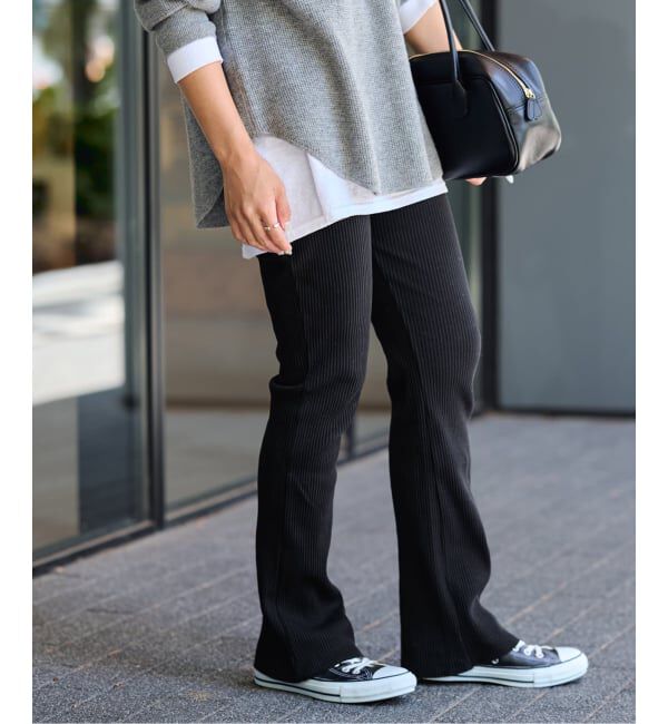 FRAMeWORK「≪WEB限定 / 追加≫リブレギンス」|その他|ブラック