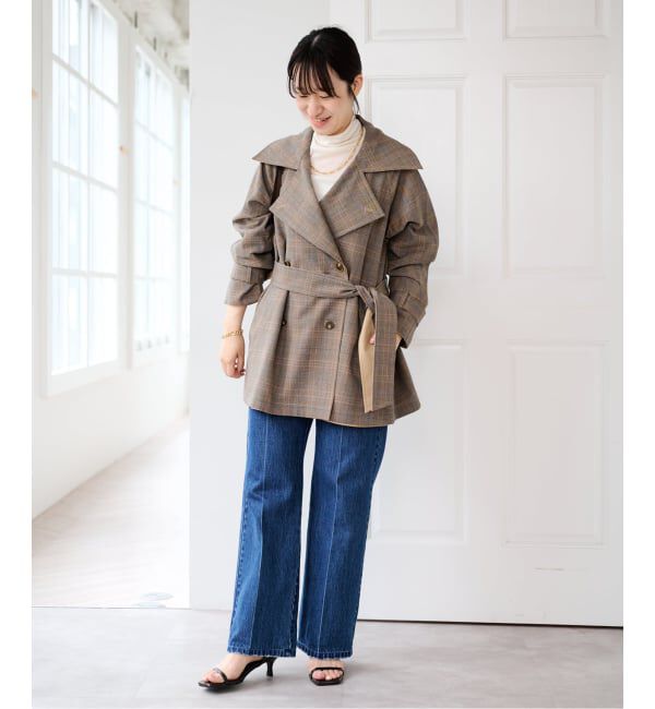 U by SPICK&SPAN「《予約》リバーシブルミドルトレンチコート」|トレンチコート|