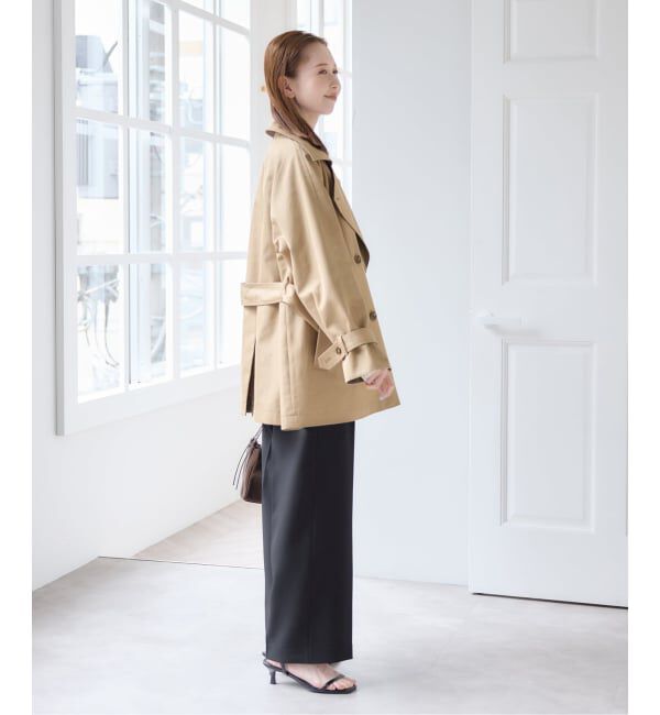 U by SPICK&SPAN「《予約》リバーシブルミドルトレンチコート」|トレンチコート|