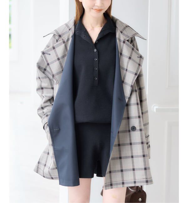 U by SPICK&SPAN「《予約》リバーシブルミドルトレンチコート」|トレンチコート|