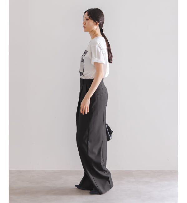 NOBLE「《追加》エステルツイルストレッチスラックスパンツ」|スラックス|