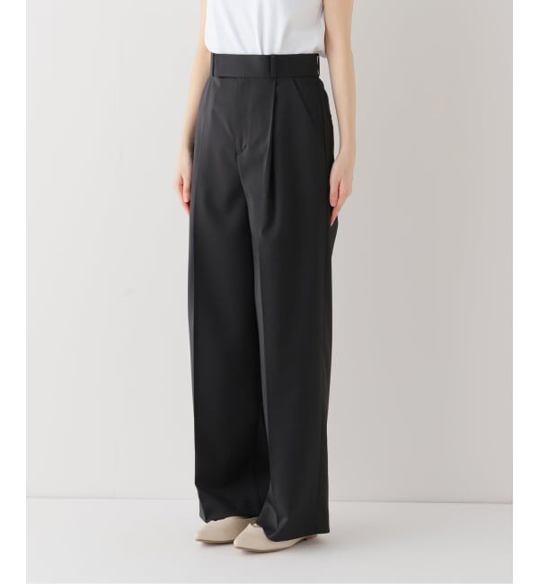 NOBLE「《追加》エステルツイルストレッチスラックスパンツ」|スラックス|