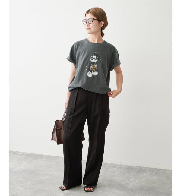 Spick and Span「《予約》スエードサテンカーゴパンツ」|カーゴ|