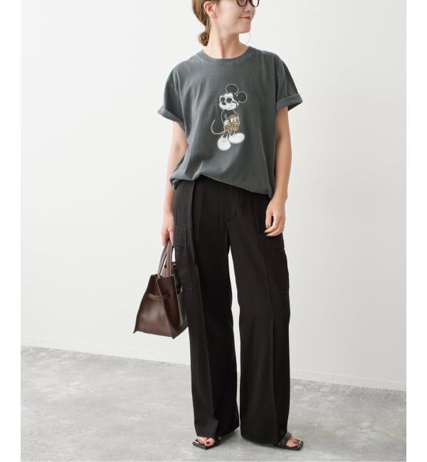 Spick and Span「《予約》スエードサテンカーゴパンツ」|カーゴ|