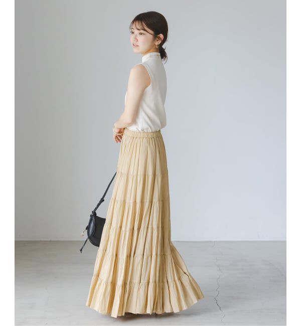 NOBLE「《NOBLE別注カラー》COUTURE D'ADAM SushiVoile Tiered Skirt」|スカート|