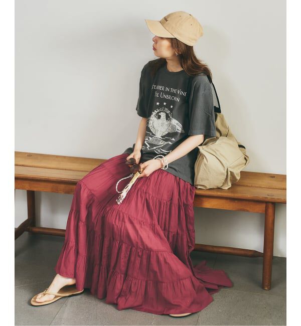 NOBLE「《NOBLE別注カラー》COUTURE D'ADAM SushiVoile Tiered Skirt」|スカート|