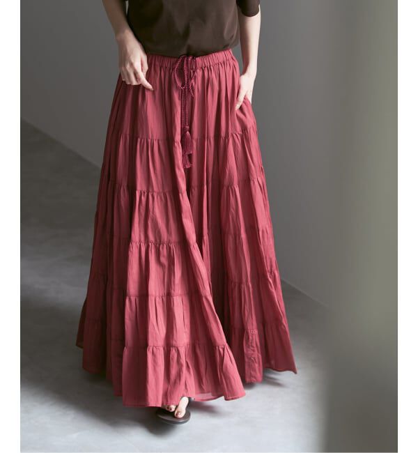 NOBLE「《NOBLE別注カラー》COUTURE D'ADAM SushiVoile Tiered Skirt」|スカート|