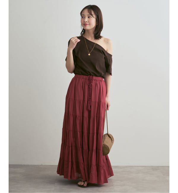 NOBLE「《NOBLE別注カラー》COUTURE D'ADAM SushiVoile Tiered Skirt」|スカート|