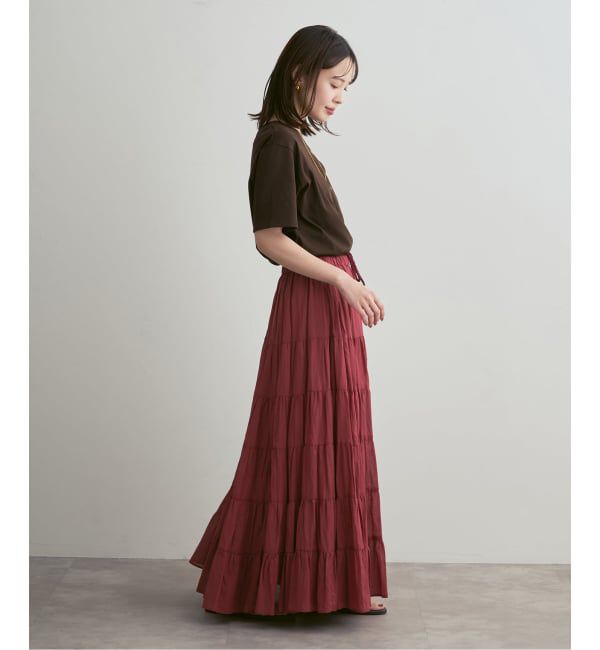 NOBLE「《NOBLE別注カラー》COUTURE D'ADAM SushiVoile Tiered Skirt」|スカート|