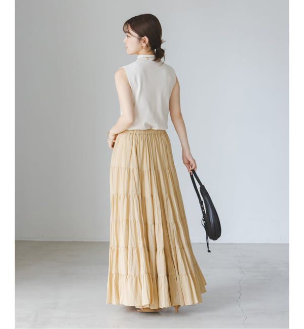 NOBLE「《NOBLE別注カラー》COUTURE D'ADAM SushiVoile Tiered Skirt」|スカート|