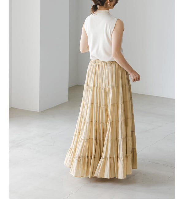 NOBLE「《NOBLE別注カラー》COUTURE D'ADAM SushiVoile Tiered Skirt」|スカート|