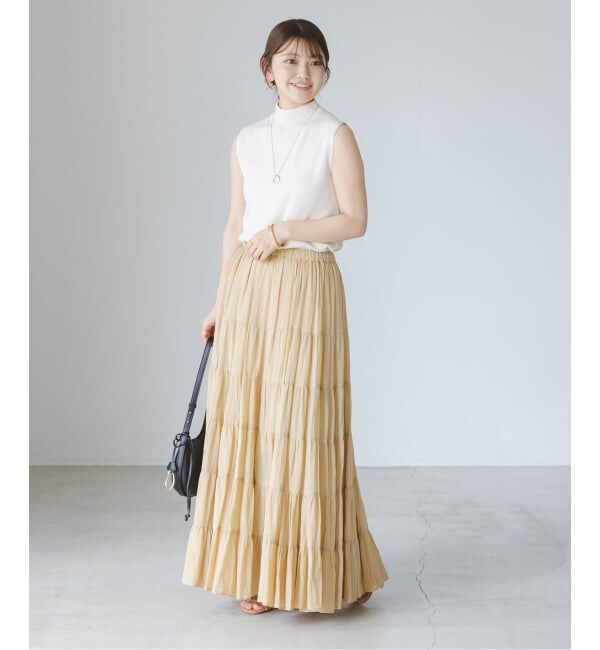 NOBLE「《NOBLE別注カラー》COUTURE D'ADAM SushiVoile Tiered Skirt」|スカート|