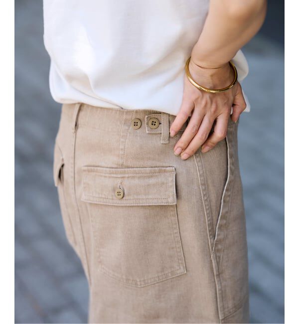 FRAMeWORK「ストレッチベイカースカート」|スカート|