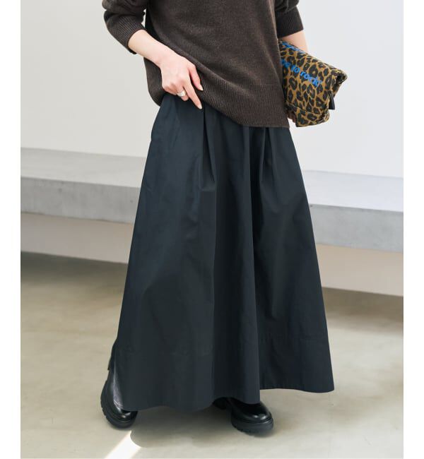 Spick and Span「《予約》タフタタックボリュームスカート」|スカート|