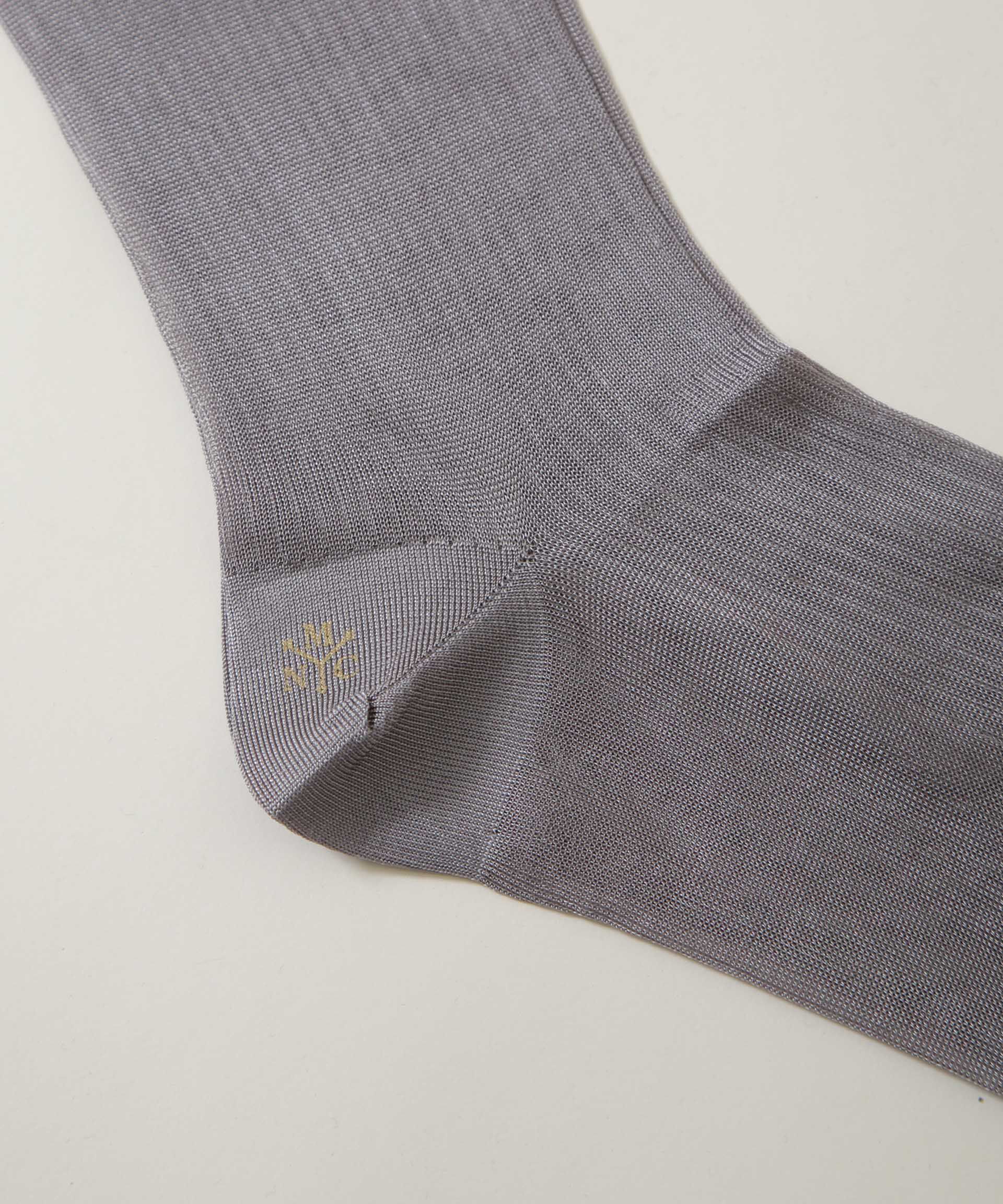 nano･universe「MARCOMONDE/sheer ribbed high socks」|ソックス|