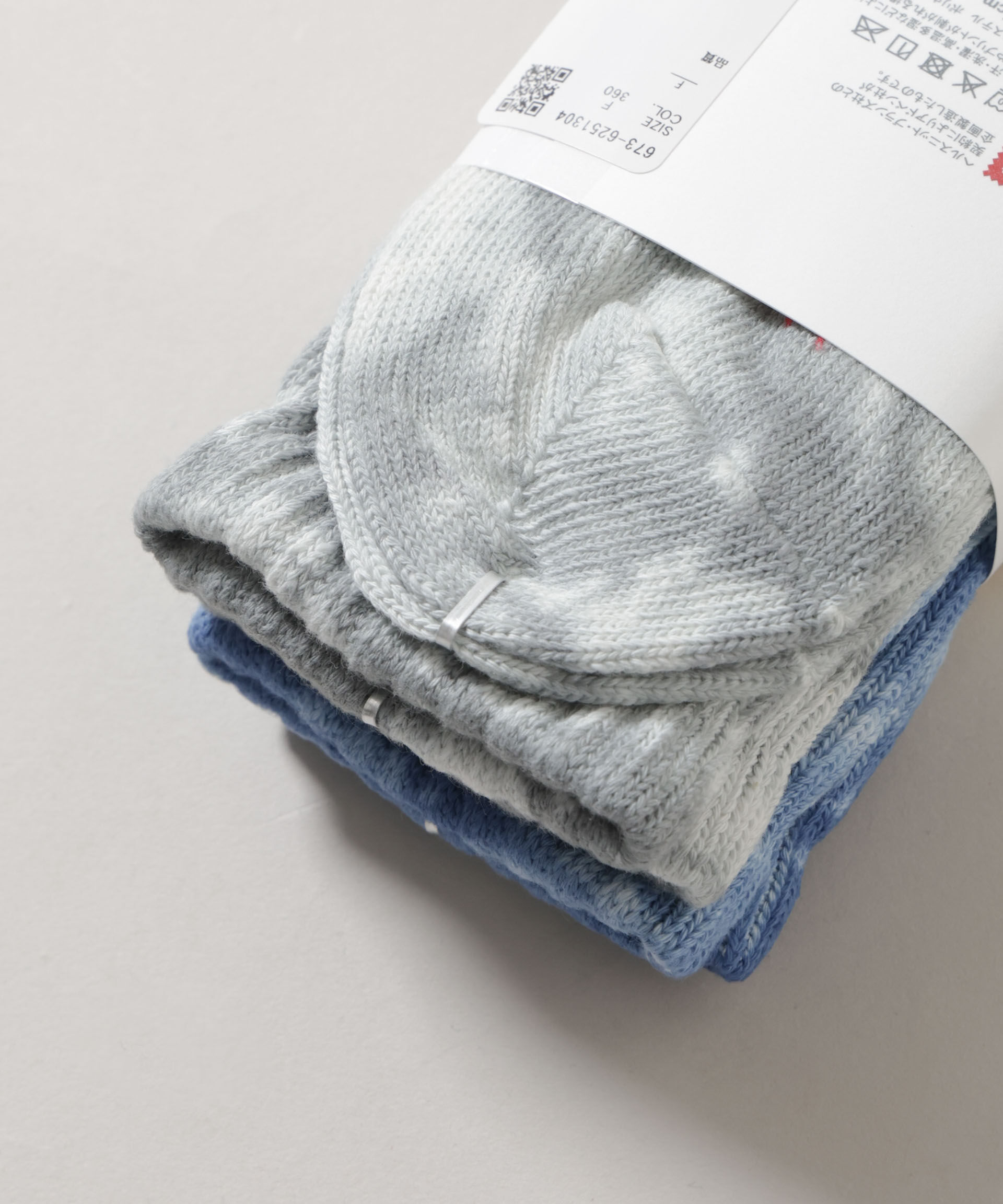 nano･universe「Healthknit/タイダイソックス 2足set」|ソックス|