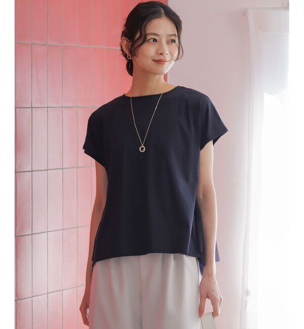 組曲「GIZAコットンチュールコンビ カットソー」|Tシャツ・カットソー|