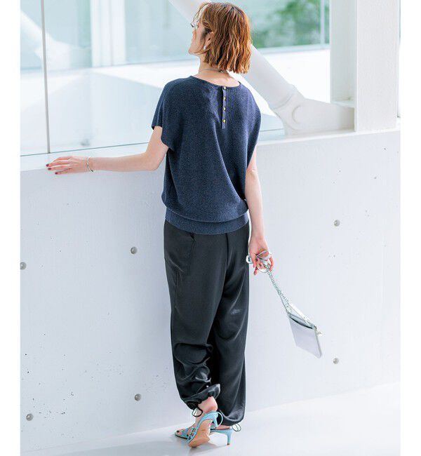 23区「【GLOW8月号掲載/洗える】スムースサテン パラシュートパンツ」|その他|