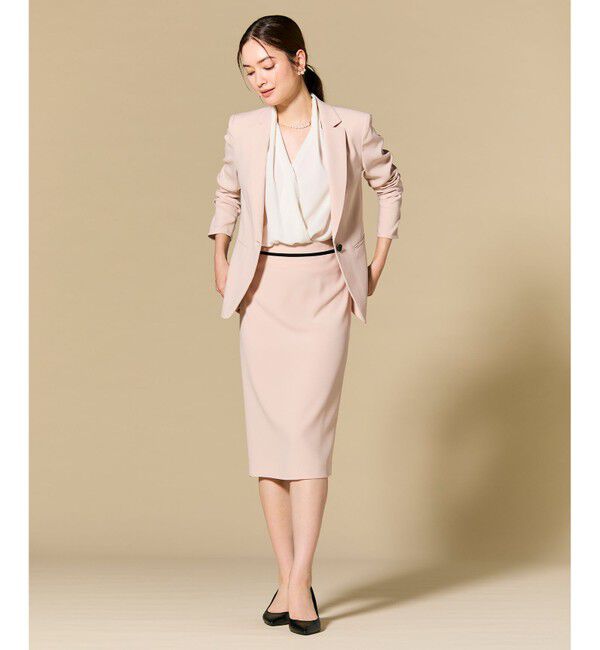 BEIGE,「【人気シリーズ】OLIVE / カシュクールフレンチスリーブブラウス」|シャツ・ブラウス|
