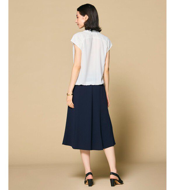 BEIGE,「【人気シリーズ】OLIVE / カシュクールフレンチスリーブブラウス」|シャツ・ブラウス|