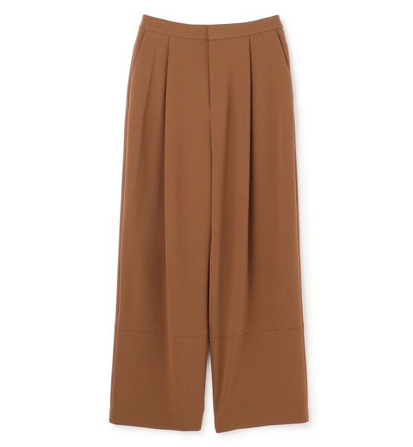 BEIGE,「【STORY 掲載】GYPSUM / シルキータッチ セミワイドタックパンツ」|その他|