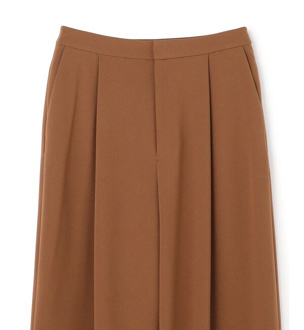 BEIGE,「【STORY 掲載】GYPSUM / シルキータッチ セミワイドタックパンツ」|その他|