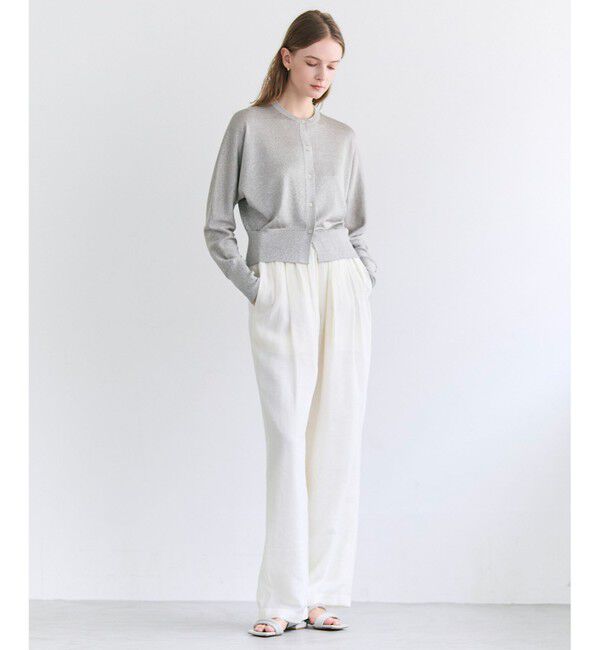 BEIGE,「【eclat掲載】SERAPHIN / ライトシアー イージーワイドパンツ」|その他|