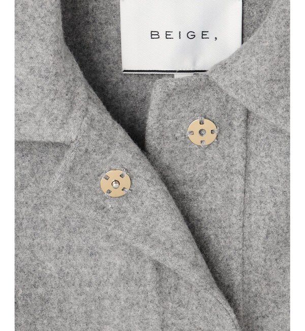 BEIGE,「CHAMPIONNET / ウールメルトン シャツジャケット」|その他|