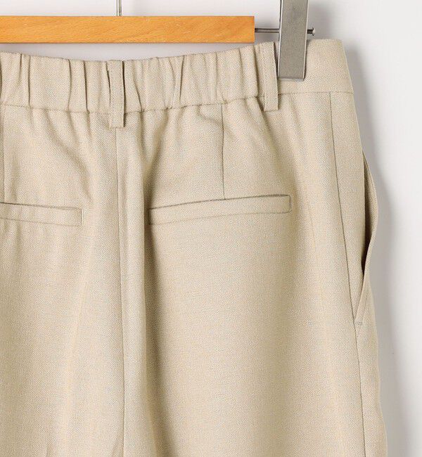 NOLLEY'S「《セットアップ対応》ウォッシャブルハイスペック麻調愛されセミワイドパンツ」|その他|