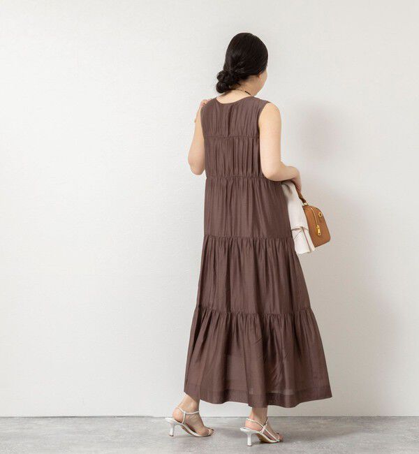 NOLLEY'S sophi「 【一部WEB限定カラー】ウォッシャブルシアーローンティアード2WAYワンピース」|ワンピース|