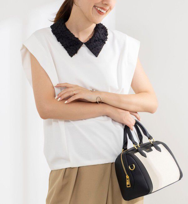 NOLLEY'S「《セットアップ対応/接触冷感》【BECシリーズ】ウォッシャブルハイスペックジャージノースリーブ」|Tシャツ・カットソー|