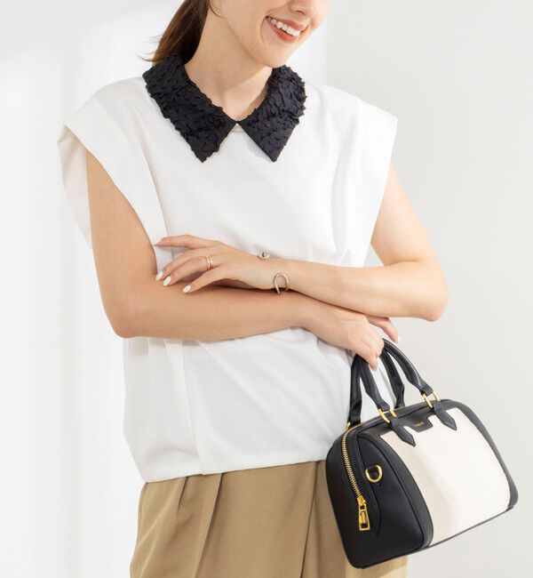NOLLEY'S「《セットアップ対応/接触冷感》【BECシリーズ】ウォッシャブルハイスペックジャージノースリーブ」|Tシャツ・カットソー|