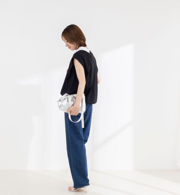 NOLLEY'S「《セットアップ対応/接触冷感》【BECシリーズ】ウォッシャブルハイスペックジャージノースリーブ」|Tシャツ・カットソー|
