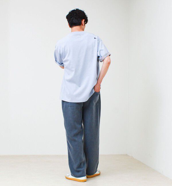 GLOSTER「【セットアップ対応】麻調ウォッシュ イージーパンツ」|チノ|
