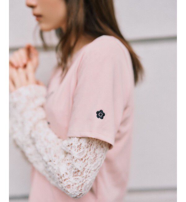 VIS「【MARY QUANT&times;VIS】コンパクトTシャツ」|Tシャツ・カットソー|