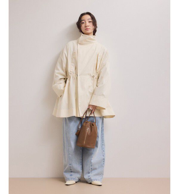 ADAM ET ROPE'「【WEB限定】2タックカーブデニムパンツ」|デニム|