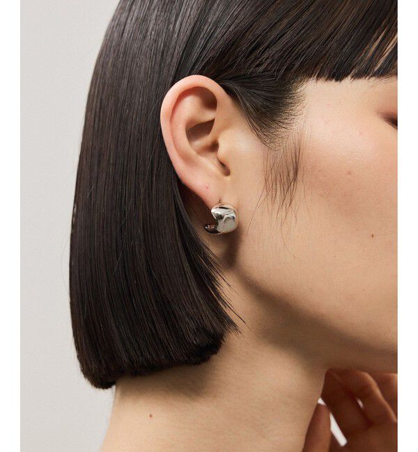 ADAM ET ROPE'「カーブフォルムピアス」|ピアス|