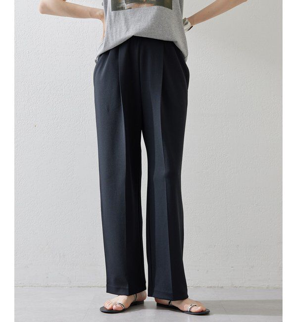  「カットジョーゼットパンツ」|その他|ブラック
