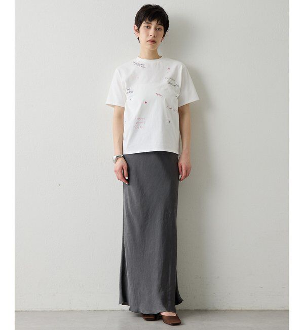 THE PAUSE「【THE PAUSE】シシュウTシャツ」|Tシャツ・カットソー|