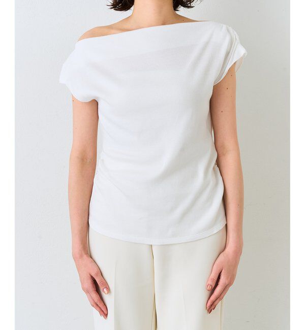  「ワンショルフレンチプルオーバー」|Tシャツ・カットソー|