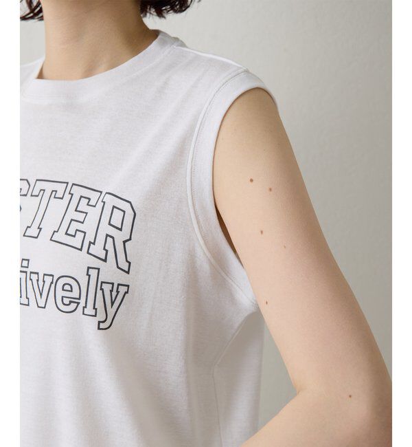  「ノースリーブロゴTシャツ」|Tシャツ・カットソー|
